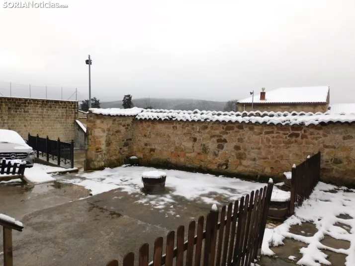 Fotos: Uno de los pueblos m&aacute;s bonitos de Espa&ntilde;a, cubierto por la nieve