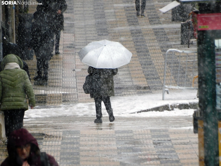 Una imagen de este mediodía en la capital soriana. /PC