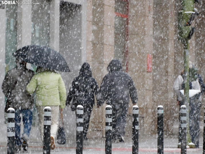 Una imagen de este mediodía en la capital soriana. /PC