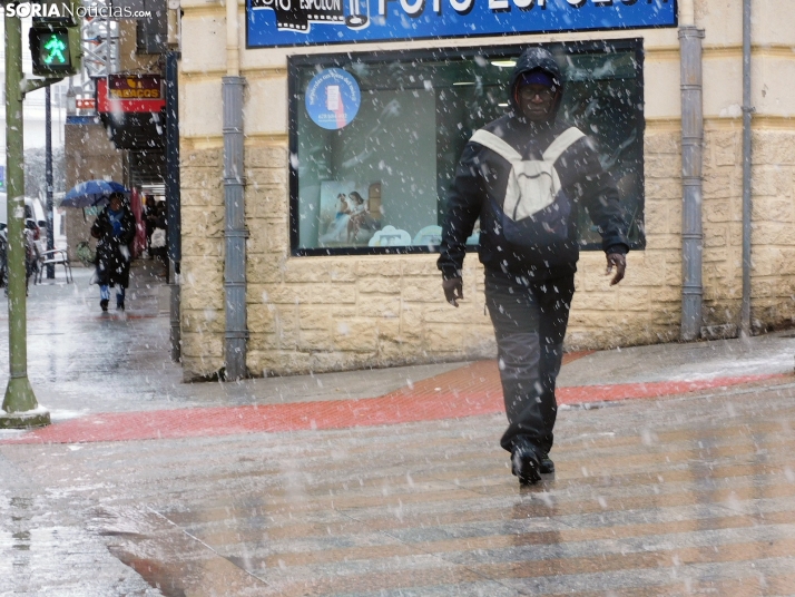 Una imagen de este mediodía en la capital soriana. /PC