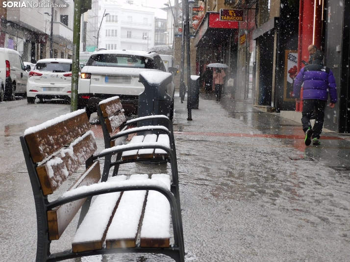 Una imagen de este mediodía en la capital soriana. /PC