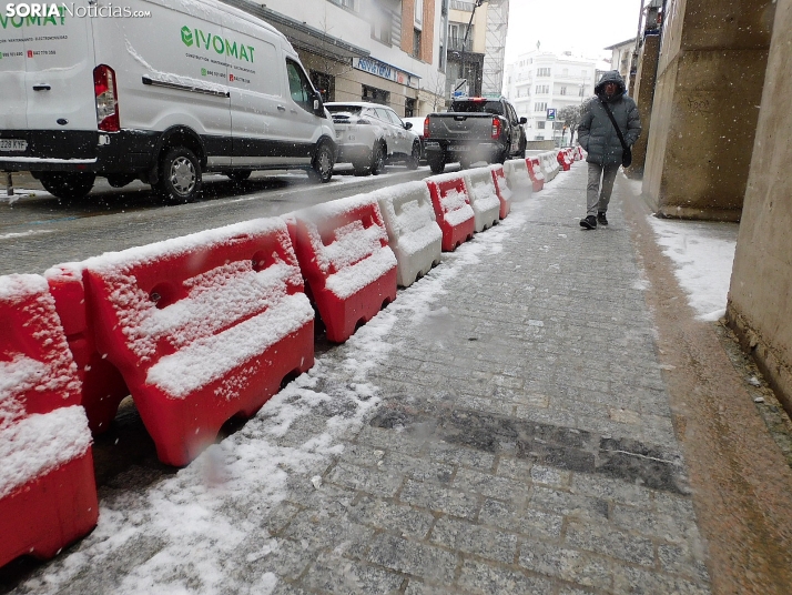 Una imagen de este mediodía en la capital soriana. /PC