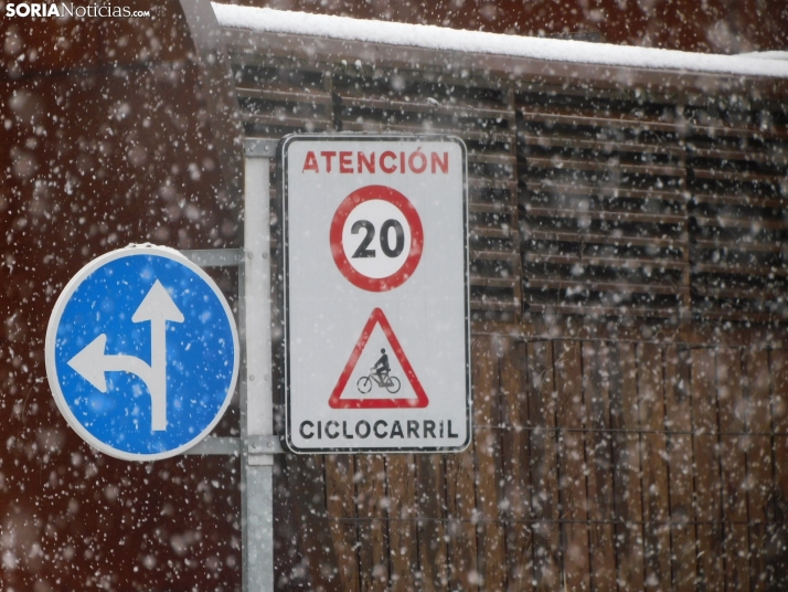 Una imagen de este mediodía en la capital soriana. /PC