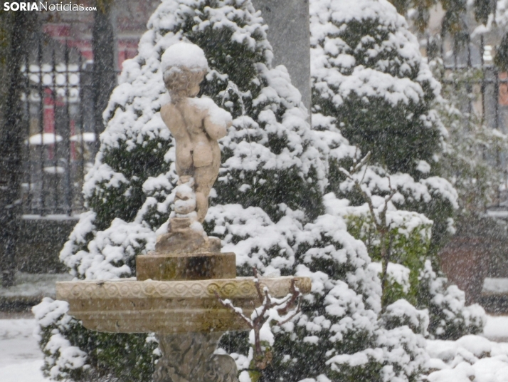 Una imagen de este mediodía en la capital soriana. /PC