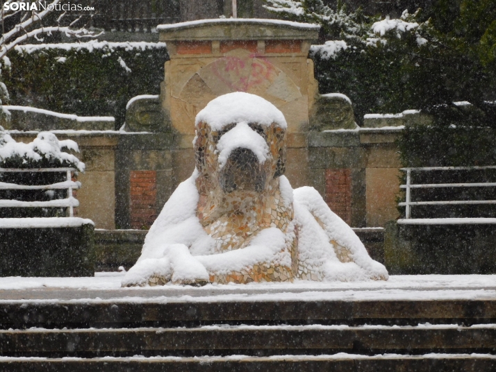 Una imagen de este mediodía en la capital soriana. /PC