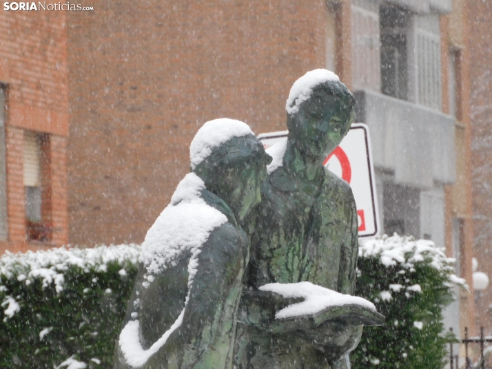 Una imagen de este mediodía en la capital soriana. /PC