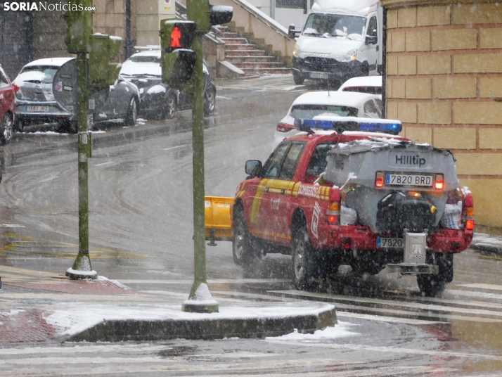 Una imagen de este mediodía en la capital soriana. /PC