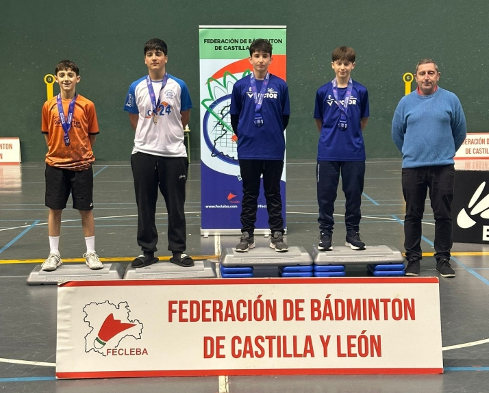 Triunfo de la cantera del Club B&aacute;dminton Soria-CS24 en la Liga de Madrid