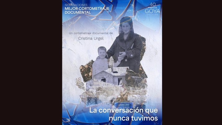 Soria estará en los Goya: Cristina Urgel nominada por La conversación que nunca tuvimos