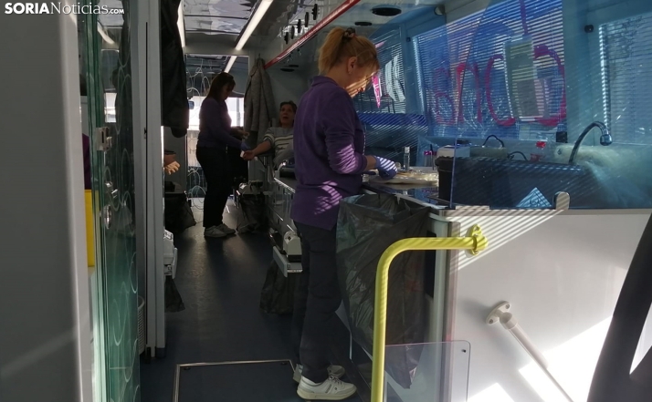 Interior de la unidad móvil del Chemcyl. /PC