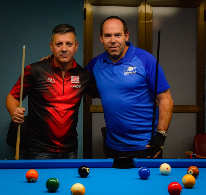 Pardo y Farcas representan a Soria en el PoolTour de Bola 8 de Zaragoza