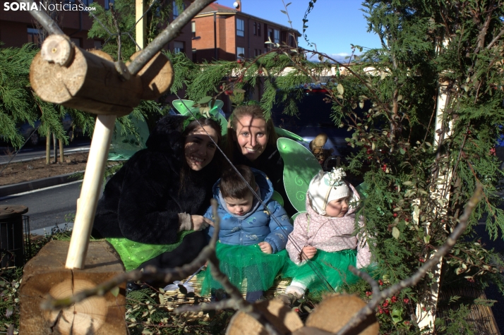 Una imagen de la llegada de los Señores de Oriente a ASPACE. /PC