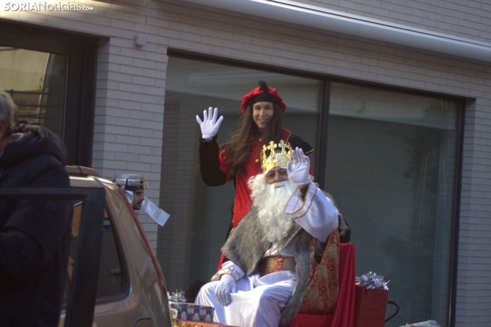 Una imagen de la llegada de los Señores de Oriente a ASPACE. /PC