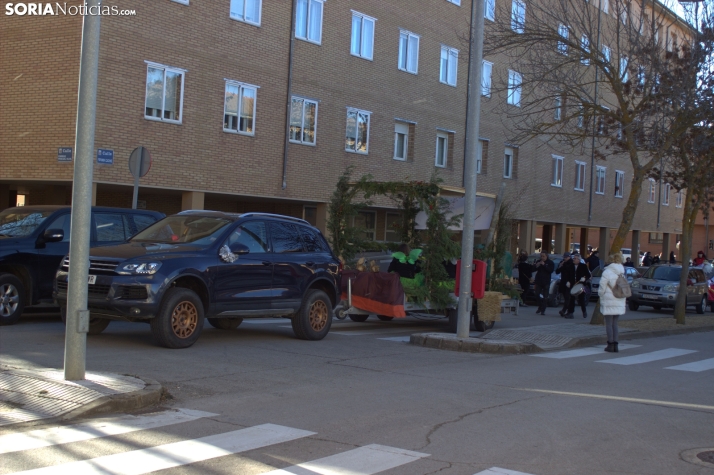 Una imagen de la llegada de los Señores de Oriente a ASPACE. /PC