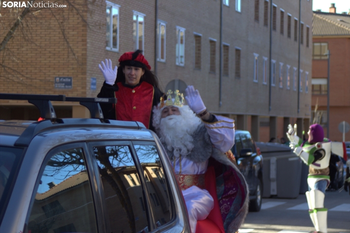 Una imagen de la llegada de los Señores de Oriente a ASPACE. /PC