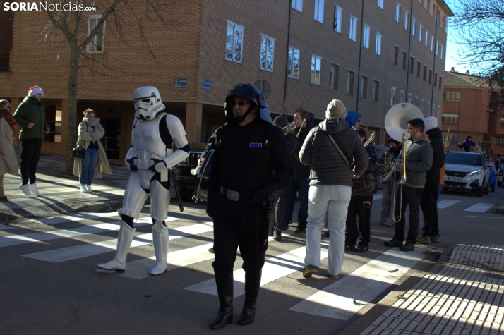 Una imagen de la llegada de los Señores de Oriente a ASPACE. /PC