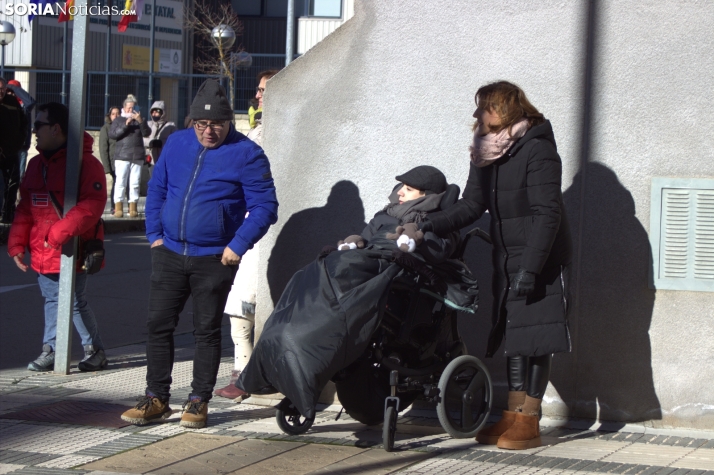 Una imagen de la llegada de los Señores de Oriente a ASPACE. /PC