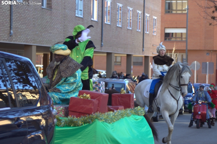 Una imagen de la llegada de los Señores de Oriente a ASPACE. /PC