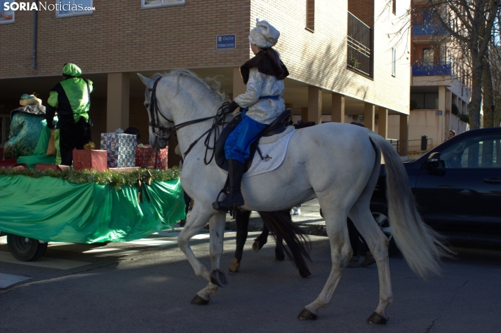 Una imagen de la llegada de los Señores de Oriente a ASPACE. /PC