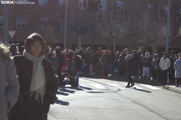 Una imagen de la llegada de los Señores de Oriente a ASPACE. /PC