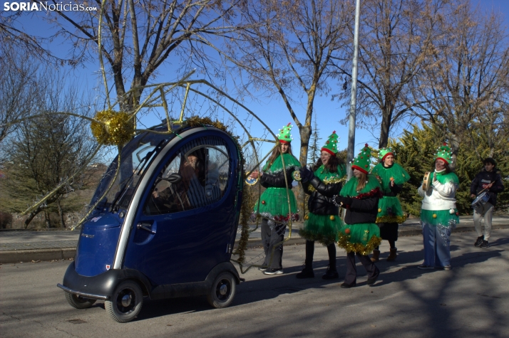 Una imagen de la llegada de los Señores de Oriente a ASPACE. /PC