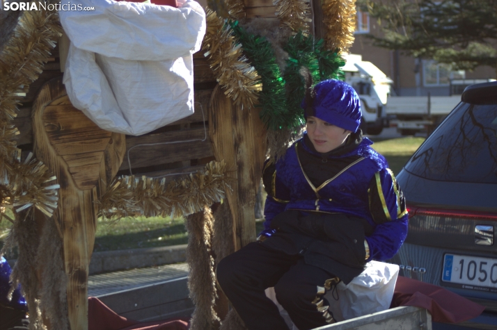 Una imagen de la llegada de los Señores de Oriente a ASPACE. /PC