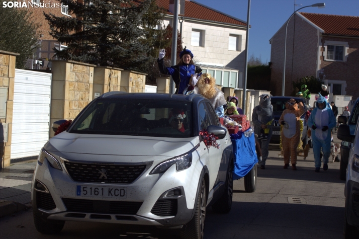 Una imagen de la llegada de los Señores de Oriente a ASPACE. /PC