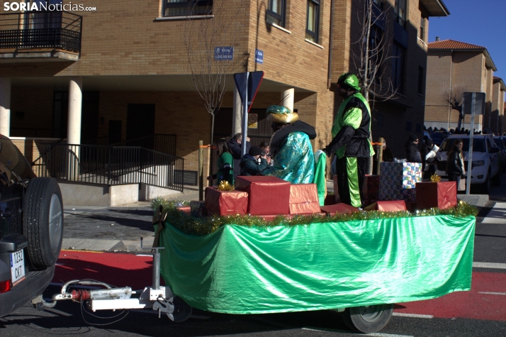 Una imagen de la llegada de los Señores de Oriente a ASPACE. /PC