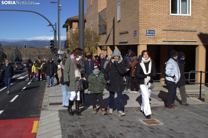 Una imagen de la llegada de los Señores de Oriente a ASPACE. /PC