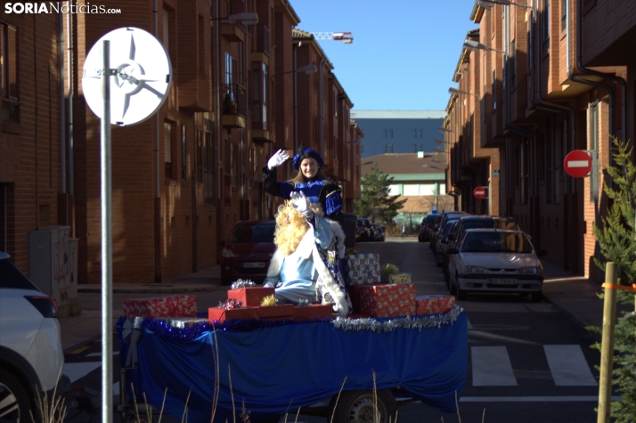 Una imagen de la llegada de los Señores de Oriente a ASPACE. /PC