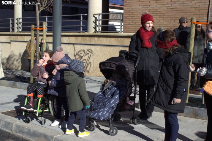 Una imagen de la llegada de los Señores de Oriente a ASPACE. /PC