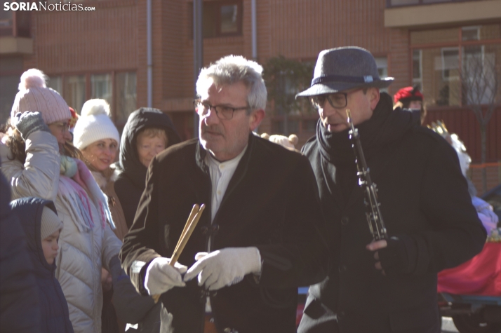 Una imagen de la llegada de los Señores de Oriente a ASPACE. /PC