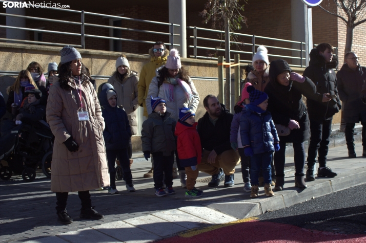 Una imagen de la llegada de los Señores de Oriente a ASPACE. /PC