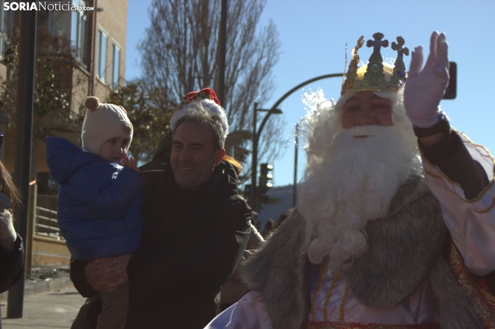 Una imagen de la llegada de los Señores de Oriente a ASPACE. /PC