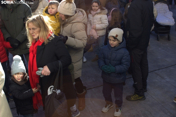 Una imagen de la llegada de los Señores de Oriente a ASPACE. /PC