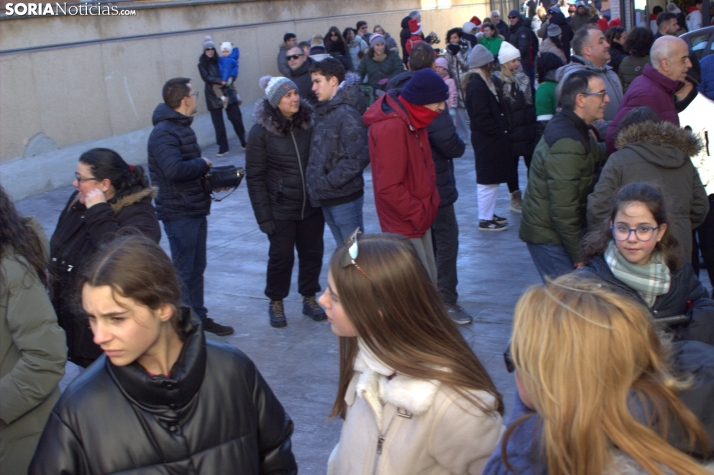 Una imagen de la llegada de los Señores de Oriente a ASPACE. /PC