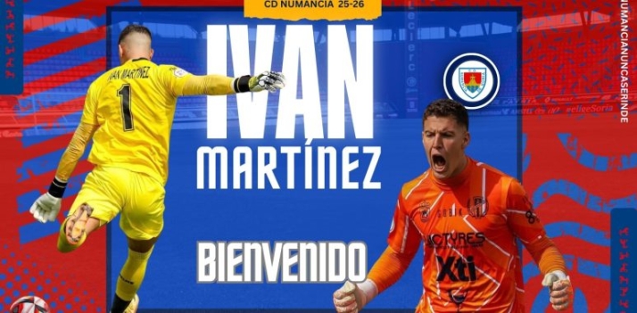 Iván Martínez refuerza la portería del Numancia