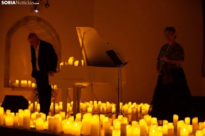 Piano y velas en Soria
