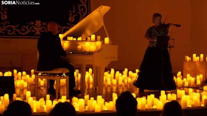 Piano y velas en Soria