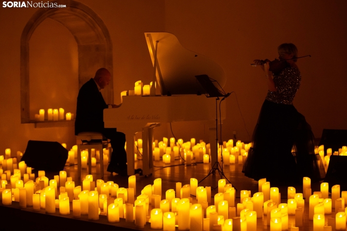 Piano y velas en Soria