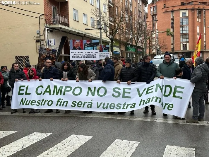 GALER&Iacute;A | El campo soriano se levanta ante los acuerdos internacionales de la UE