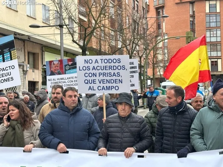 GALER&Iacute;A | El campo soriano se levanta ante los acuerdos internacionales de la UE