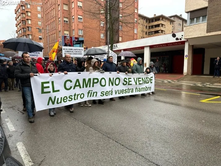 GALER&Iacute;A | El campo soriano se levanta ante los acuerdos internacionales de la UE
