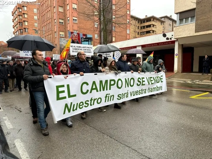 GALER&Iacute;A | El campo soriano se levanta ante los acuerdos internacionales de la UE
