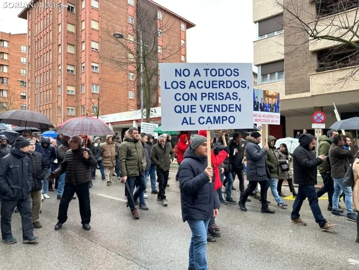 GALER&Iacute;A | El campo soriano se levanta ante los acuerdos internacionales de la UE