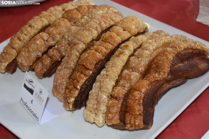 Primera ronda del concurso del Mejor Torrezno del Mundo.