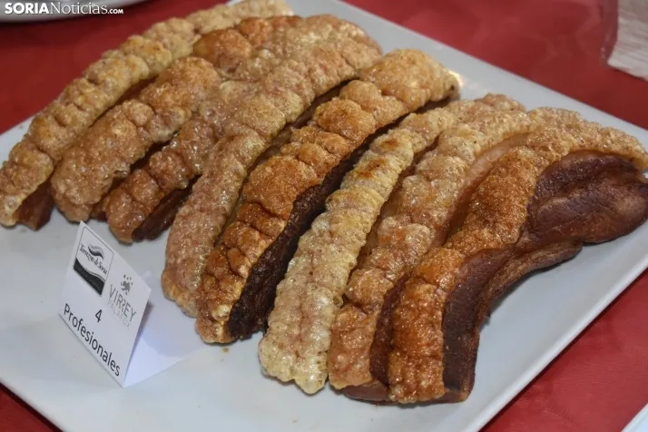 Primera ronda del concurso del Mejor Torrezno del Mundo.