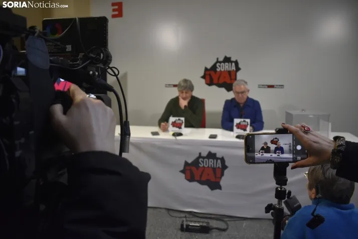 Rueda de prensa en la sede de Soria ¡Ya!