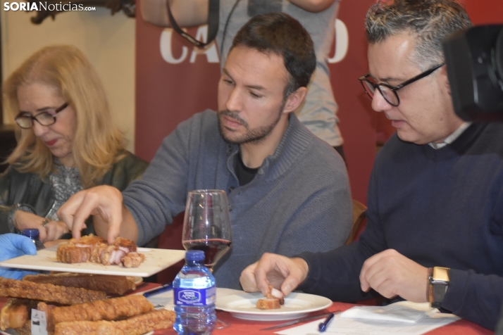 Primera ronda del concurso del Mejor Torrezno del Mundo.