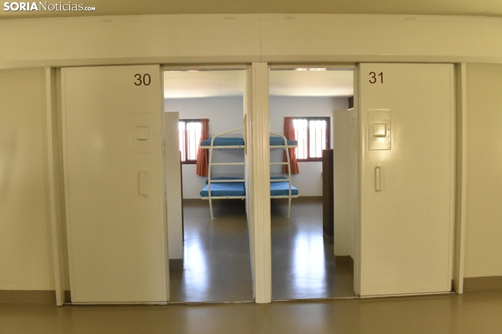 Un funcionario de la cárcel de Soria, herido tras un grave incidente con varios internos